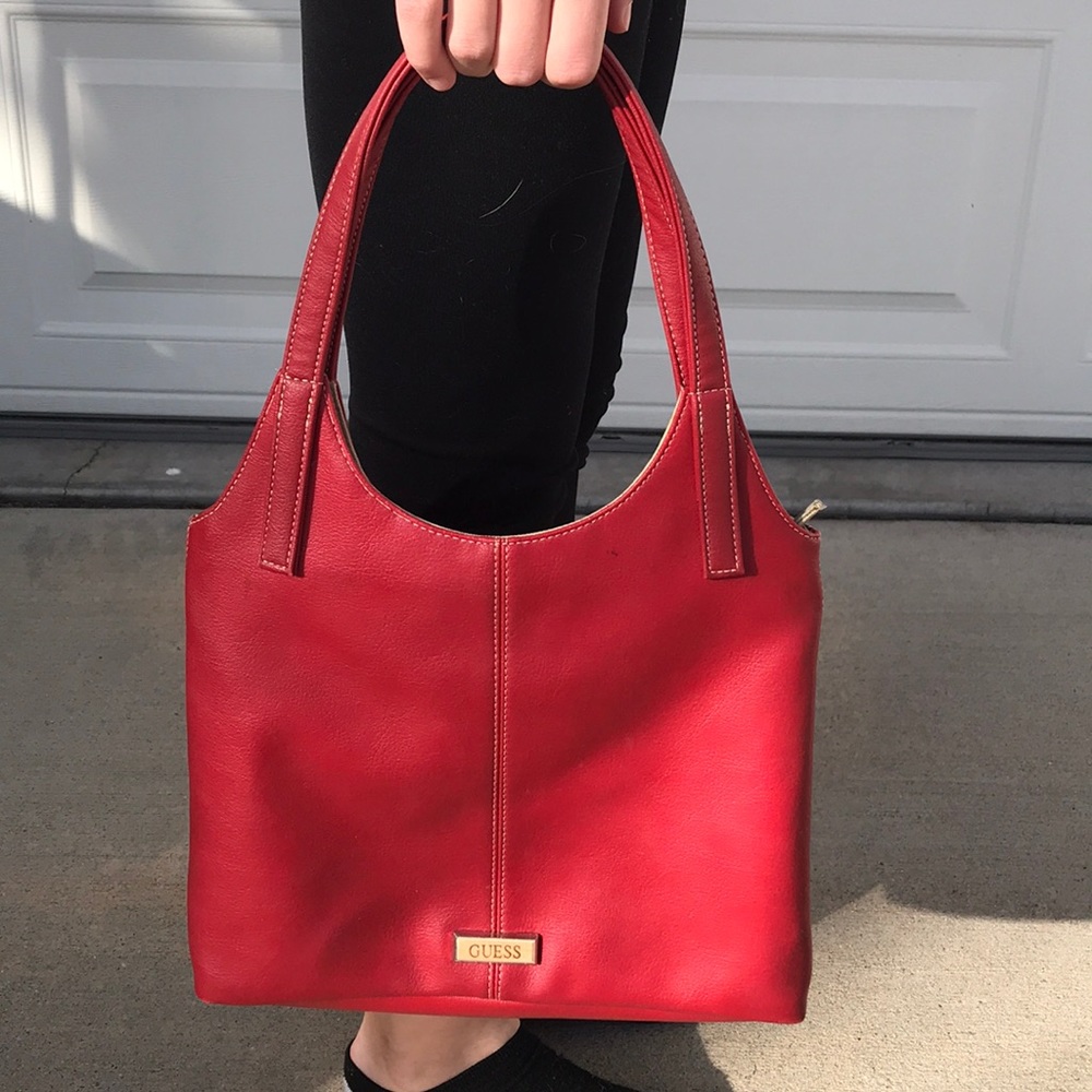 Red Guess purse